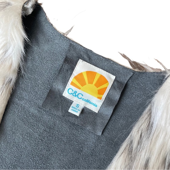 C&C California Faux Fur Vest - Picture 6 of 11
